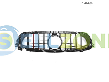 Μαύρη μπροστινή μάσκα με ανθρακονήματα για Mercedes E W213 (2021-2023) Sport - DMb800